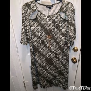 Olive Tie Dye Dress Sz 22/24